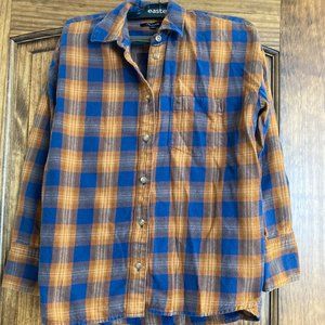 MADEWELL Blue and Orange Flannel Size XS
